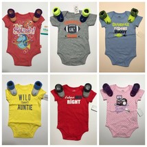 Nike or Jordan Infant Booties &amp; Disney Carter Childrens Place Bodysuit 0... - £9.83 GBP