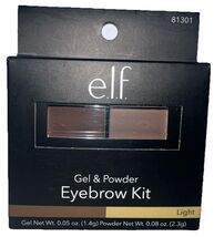 1- E.L.F. Studio Eyebrow Gel &amp; Powder Kit #81301 LIGHT (New/RARE) See Al... - $29.69