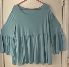 Baby Blue Womans Shirt 18/20 Classic Fit Pre-Owned - $13.30