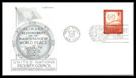 1957 United Nations Fdc Cover - Security Council, New York F8 - £2.37 GBP