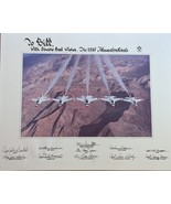THE USAF THUNDERBIRDS autographed photo 16&quot; x 20&quot; - $950.87 MXN