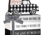 Farmhouse Tiered Tray Decor Wooden Home Sweet Home Truck Tiered Tray Dec... - $26.59
