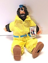 Vintage Popeye Brutus Doll Plush 1985 Presents Hamilton Gifts King Features 13&quot; - £23.94 GBP