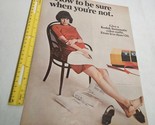 Kodak Instamatic Camera Woman in Chair with List How to Be Sure Vtg Prin... - $9.98