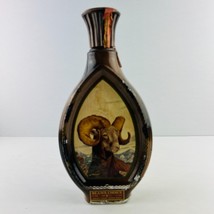 Jim Beam Decanter Beam&#39;s Choice Bighorn Sheep RAM Whiskey Bottle EMPTY Vintage - $16.82