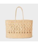 Shade & Shore Straw Tote Handbag Woven Paper Shell Structured Ivory XL S... - €25,58 EUR Shade & Shore Straw Tote Handbag Woven Paper Shell Structured Ivory XL S... - €25,58 EUR