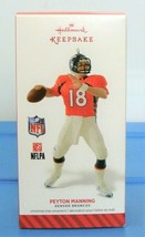 Peyton Manning Denver Broncos NFL Football Hallmark Christmas Ornament 2014 - £47.08 GBP