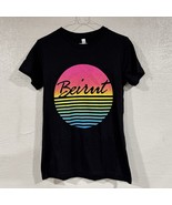 Beirut Juniors Top Graphic Print T Shirt Womens Large - $8.00