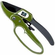 Heavy Duty Pruning Shears Green - Pruners Ratcheting Ratchet Hand Pruner - Great - £56.18 GBP
