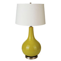 Ore Furniture 6202GN 28 in. Ceramic Table Lamp - Apple Green - £145.06 GBP