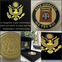 82nd U.S. Army Airborne Challenge Coin Infantry Division USA AMY - $25.84