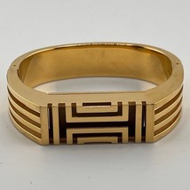 Tory Burch Gold Plated Fit Bit Bangle Bracelet - $43.54