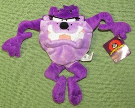 Purple Taz Nanco Plush 8&quot; Looney Tunes Stuffed Animal Doll Tasmanian Devil w/TAG - £10.61 GBP
