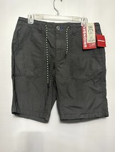 Union Bay Men&#39;s Gray Utility/Cargo Shorts Zip/Drawstring 31 NWT - $27.10