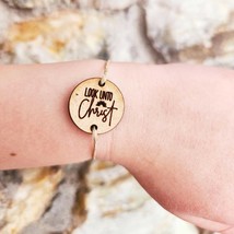 2025 Youth Theme Wooden Charm: Look Unto Christ - $0.95