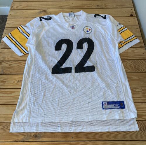Primary image for Reebok NFL Steelers Men’s Staley #22 Jersey size XL White R12