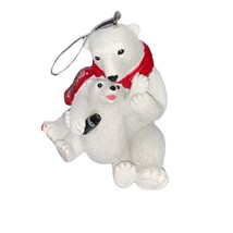 Coca-Cola®  Bear With Cub Ornaments CC2211    New - $24.63