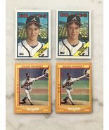 Tom Glavine Rookie Lot of 4:  (2) 1988 Topps #779 &amp; (2) 1988 Score #638 - $9.50 CAD
