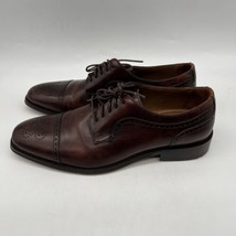 Johnston &amp; Murphy Lewis Mens Shoe Brown Leather Lace Up Size 9 M - £48.71 GBP