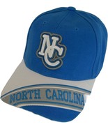 North Carolina Men&#39;s Banner on Bill Adjustable Baseball Cap (Teal/White) - £14.34 GBP