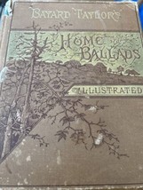 Bayard Taylor&#39;s Casa Ballads Copertina Rigida Libro Poetry 1882 - £13.81 GBP