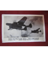 Vintage P-61 Black Widow night Fighter Military Plane Postcard #110 - £15.57 GBP