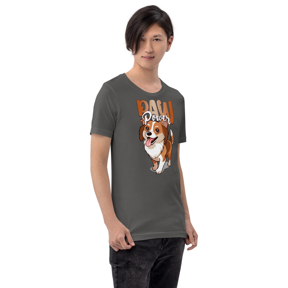 Unisex T-Shirt – Paw Power Asphalt Item image 8