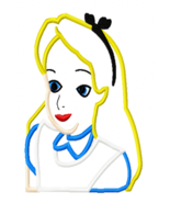 Alice in Wonderland APPLIQUE INSTANT DOWNLOAD  - €3,47 EUR