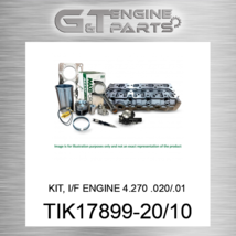 TIK17899-20/10 Kit, I/F Engine 4.270 .020/.010 Maxiforce (New Aftermarket) - £734.37 GBP