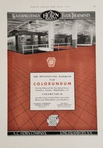 1931 Print Ad Horn Floor Treatments Colorundum Suburban Station Philadelphia,PA - £17.96 GBP