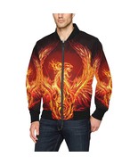 Men&#39;s Phoenix Bird Magical Creature All Over Print Bomber Jacket - $86.93 CAD