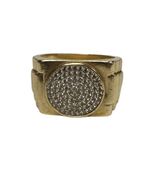 Men&#39;s Cluster ring 14kt Yellow Gold 474007 - €693,93 EUR