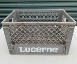 Vtg. Double Milk Crate Lucerne Quality Heavy Duty Crate 19&quot; x 13&quot; x 10 7... - £32.70 GBP