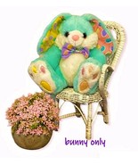 Green Bunny Rabbit Plush Stuffed Jelly Beans Easter Kids of America  7 I... - £12.98 GBP