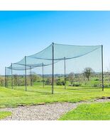 FORTRESS Ultimate Baseball Batting Cage &amp; Poles 70ft| HOME PRACTICE loca... - $1,092.94