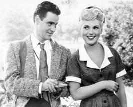 It Should Happen To You Jack Lemmon &amp; Judy Holliday smiling pose 8x10 inch photo - £7.66 GBP