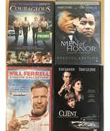 Lot 4 DVDs Men Of Honor Courageous, The Client Step Brothers Other Guys ... - $5.69