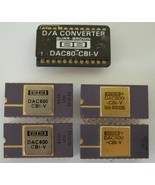 Lot of 4 BURR BROWN MODEL: DAC800-CBI-V D/A CONVERTER - $191.87 CAD