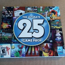 Ultimate 25 Game Pack (Windows/Mac, 2012) Everyone Card Mahjong Arcade Room NEW - $74.70