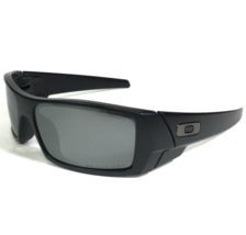 Oakley Sunglasses GASCAN 12-856 Black Square Frames with Black Lenses 60-15-128 - $102.64