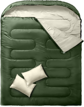 Double Sleeping Bag, 2 Person Sleeping Bag for Adult Mens - $61.99