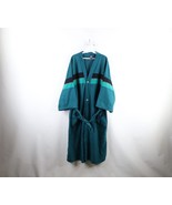 Vintage 70s Streetwear Mens L / XL Striped Chamois Cloth Belted Bath Rob... - €46,92 EUR