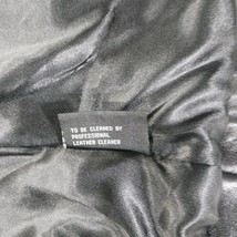 Women's Genuine Leather Black Full Zip Pockets Jacket Measured Chest 40" image 11