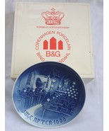 Royal Copenhagen B&amp;G Blue Plate Jule After 1968 &quot;Christmas In Church&quot; 7&quot; - £22.22 GBP