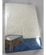 White Lace Tablecloth Rectangular Vintage 60&quot;x90&quot; New in Package unused - $16.28 CAD