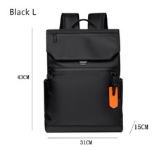High Quality Waterproof Men&#39;s Laptop Backpack Fashion Brand Designer Black Backp - £115.14 GBP