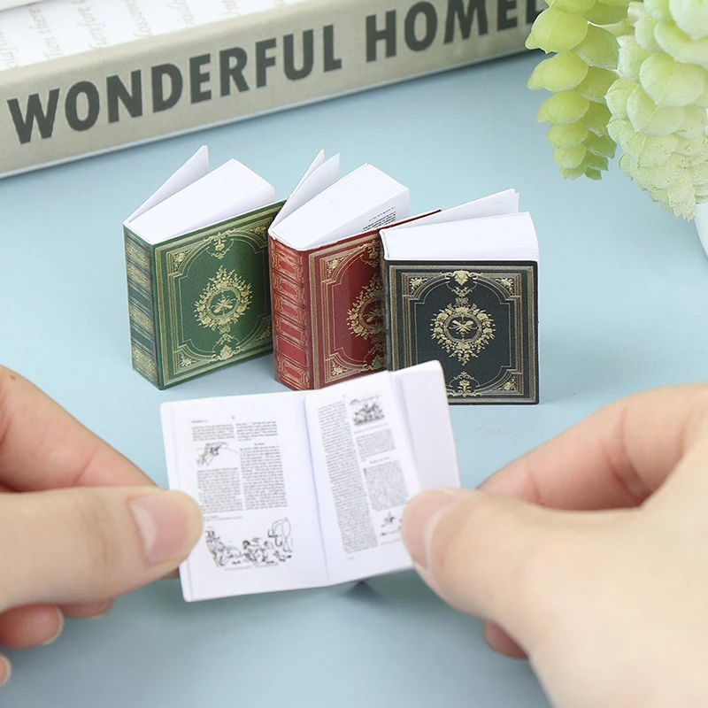 New Hot！1:12 Dollhouse Miniature Book Classic Flip Book Model Scene Decor - £7.44 GBP+