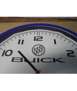 Wall Clock Buick Regal LaCrosse Enclave Licensed GM Blue White Quartz WA... - $20.95 CAD