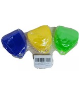 Anti Teeth Grinding Guard For Sleep Time 3 Pack With Cases Blue Yellow G... - $9.94