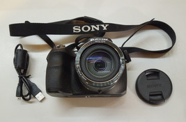 Sony Cyber-Shot DSC-H300 Camera 20.1MP, 3&quot; LCD Screen, 35 x Optical Zoom Nice! - £99.51 GBP